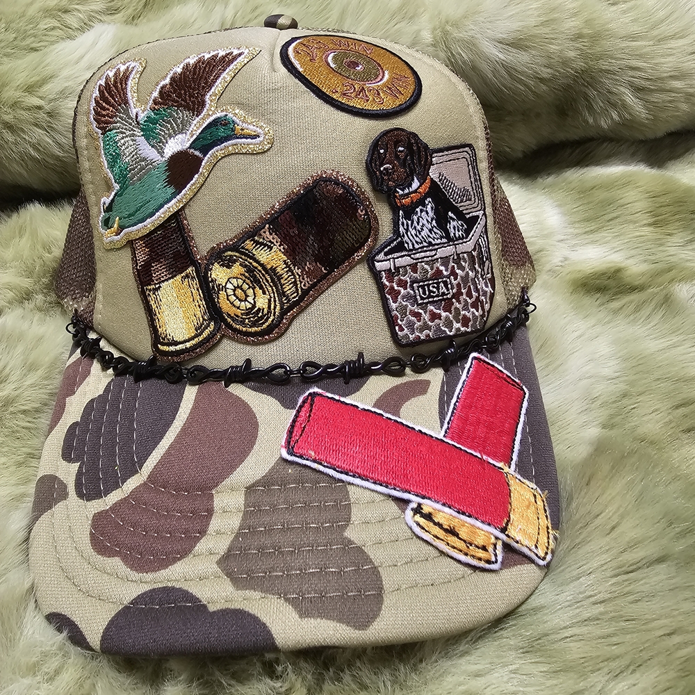 Camouflage Patchwork Cap - image 1